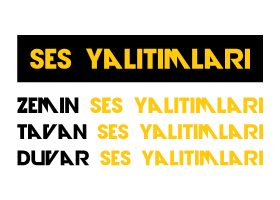 Ses Yalıtımları